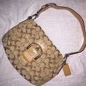 Coach Signature Soho Flip Bag!
